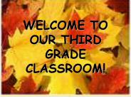 WELCOME TO OUR THIRD GRADE CLASSROOM!