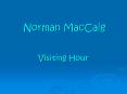 Norman MacCaig PowerPoint PPT Presentation