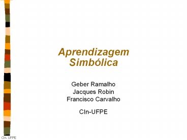 Aprendizagem Simb