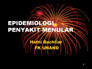 EPIDEMIOLOGI PENYAKIT MENULAR