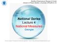 National Series Lecture 4 National Measures Georgia PowerPoint PPT Presentation