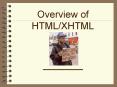Overview of HTML/XHTML PowerPoint PPT Presentation