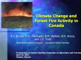 Climate Change and Forest Fire Activity in Canada PowerPoint PPT Presentation