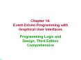 Chapter 14: Event-Driven Programming with Graphical User Interfaces PowerPoint PPT Presentation