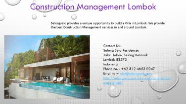 Construction Management Lombok (2)