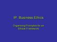 IP: Business Ethics PowerPoint PPT Presentation