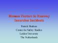 Human Factors in Runway Incursion Incidents PowerPoint PPT Presentation