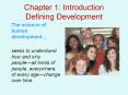 Chapter 1: Introduction Defining Development PowerPoint PPT Presentation