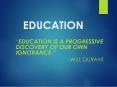 EDUCATION PowerPoint PPT Presentation