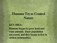 Humans Try to Control Nature PowerPoint PPT Presentation
