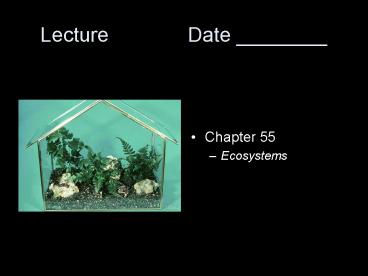 LectureDate ________