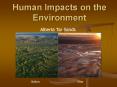 Human Impacts on the Environment PowerPoint PPT Presentation