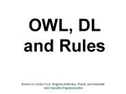 OWL, DL and Rules