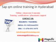 sap qm online training in bangalore