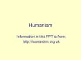 Humanism PowerPoint PPT Presentation