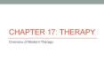 Chapter 17: Therapy PowerPoint PPT Presentation