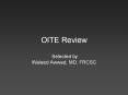 OITE Review PowerPoint PPT Presentation