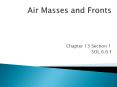 Air Masses and Fronts PowerPoint PPT Presentation