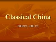 Classical China
