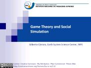 Game Theory and Social Simulation