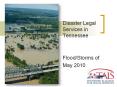 Disaster Legal Services in Tennessee PowerPoint PPT Presentation