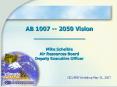 AB 1007 -- 2050 Vision _____________ Mike Scheible Air Resources Board Deputy Executive Officer PowerPoint PPT Presentation