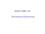 BIOE/CHBE 460