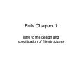 Folk Chapter 1 PowerPoint PPT Presentation