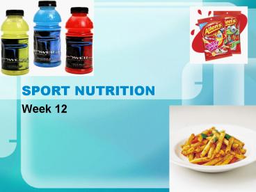 SPORT NUTRITION