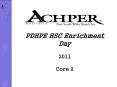 PDHPE HSC Enrichment Day PowerPoint PPT Presentation