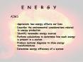 E N E R G Y PowerPoint PPT Presentation