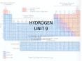 HYDROGEN UNIT 9 PowerPoint PPT Presentation