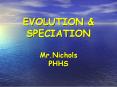 EVOLUTION PowerPoint PPT Presentation