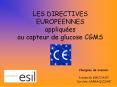 LES DIRECTIVES EUROPEENNES appliqu PowerPoint PPT Presentation