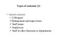 Types of customer (1) PowerPoint PPT Presentation