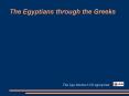 The%20Egyptians%20through%20the%20Greeks PowerPoint PPT Presentation