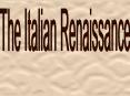 Italian Renaissance Art PowerPoint PPT Presentation