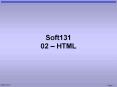 Soft131 02  PowerPoint PPT Presentation