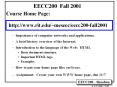 EECC200 Fall 2001 PowerPoint PPT Presentation