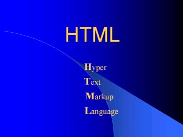 HTML