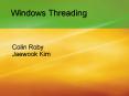 Windows Threading PowerPoint PPT Presentation