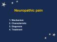 Neuropathic pain PowerPoint PPT Presentation