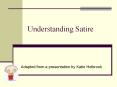 Understanding Satire PowerPoint PPT Presentation