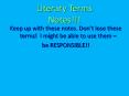Literary Terms PowerPoint PPT Presentation