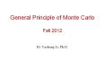 General Principle of Monte Carlo Fall 2012 PowerPoint PPT Presentation