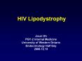 HIV Lipodystrophy PowerPoint PPT Presentation