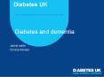 Diabetes and dementia PowerPoint PPT Presentation