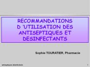 RECOMMANDATIONS D