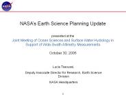 NASA Exploration Team Message