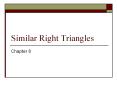 Similar%20Right%20Triangles PowerPoint PPT Presentation